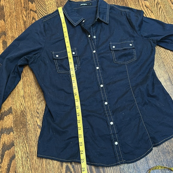 Indigo Denim Style Shirt - Picture 9 of 9